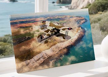 Poster 'Coastal Patrol' | Canvas | 30 x 20 cm