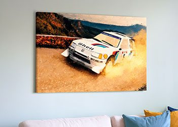 Poster 'Tour de Corse' | Canvas | 30 x 20 cm