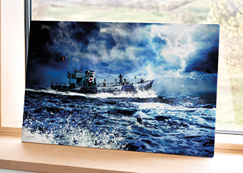Poster 'Stormy seas' | Canvas | 30 x 20 cm